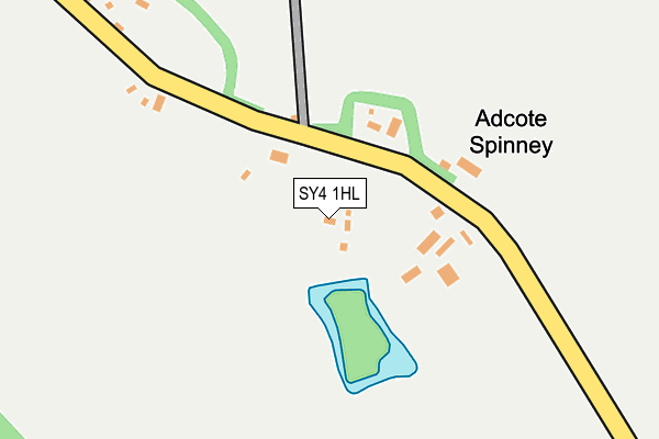 SY4 1HL map - OS OpenMap – Local (Ordnance Survey)