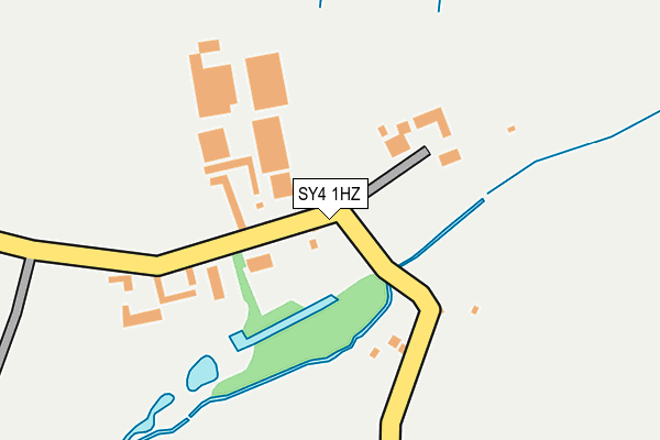 SY4 1HZ map - OS OpenMap – Local (Ordnance Survey)