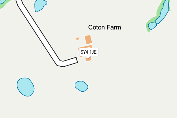 SY4 1JE map - OS OpenMap – Local (Ordnance Survey)