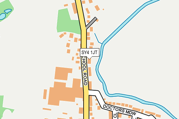 SY4 1JT map - OS OpenMap – Local (Ordnance Survey)