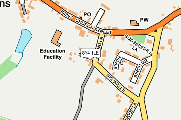 SY4 1LE map - OS OpenMap – Local (Ordnance Survey)