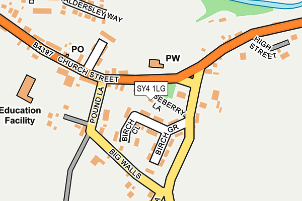 SY4 1LG map - OS OpenMap – Local (Ordnance Survey)