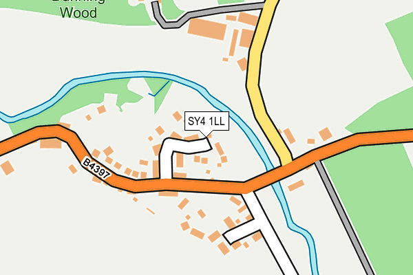 SY4 1LL map - OS OpenMap – Local (Ordnance Survey)