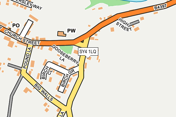 SY4 1LQ map - OS OpenMap – Local (Ordnance Survey)