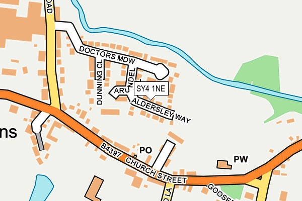 SY4 1NE map - OS OpenMap – Local (Ordnance Survey)