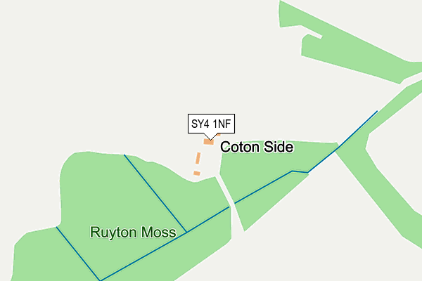 SY4 1NF map - OS OpenMap – Local (Ordnance Survey)