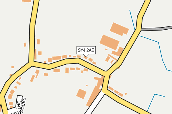 SY4 2AE map - OS OpenMap – Local (Ordnance Survey)