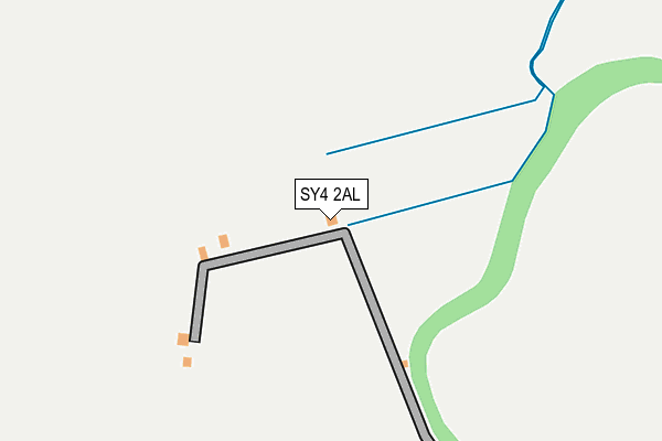 SY4 2AL map - OS OpenMap – Local (Ordnance Survey)