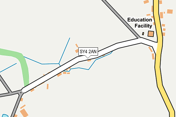 SY4 2AN map - OS OpenMap – Local (Ordnance Survey)