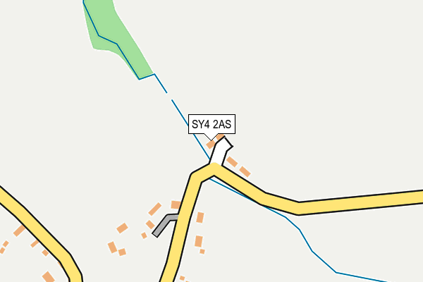 SY4 2AS map - OS OpenMap – Local (Ordnance Survey)