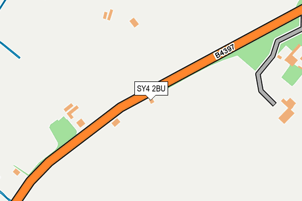 SY4 2BU map - OS OpenMap – Local (Ordnance Survey)