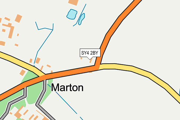 SY4 2BY map - OS OpenMap – Local (Ordnance Survey)