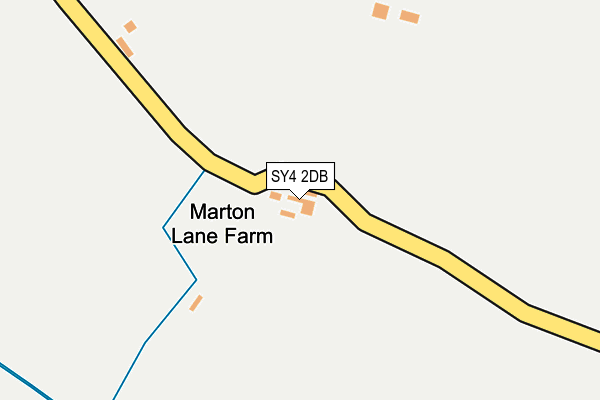 SY4 2DB map - OS OpenMap – Local (Ordnance Survey)