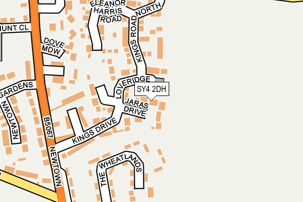 SY4 2DH map - OS OpenMap – Local (Ordnance Survey)