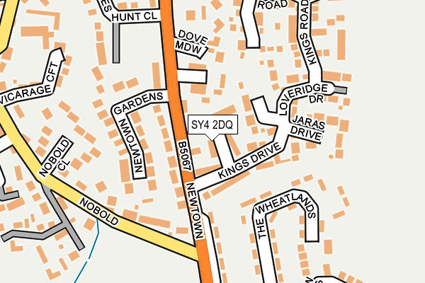 SY4 2DQ map - OS OpenMap – Local (Ordnance Survey)