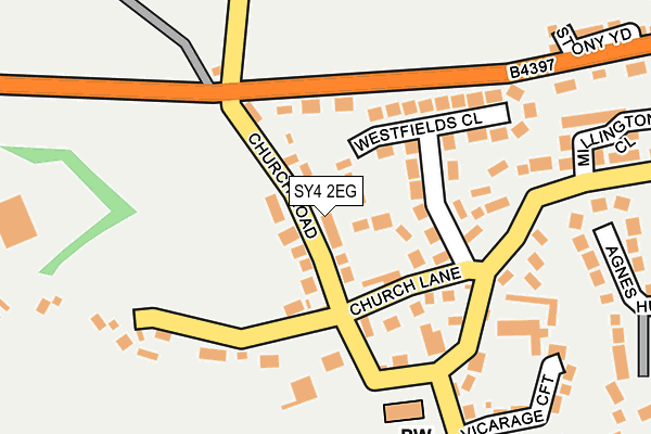 SY4 2EG map - OS OpenMap – Local (Ordnance Survey)