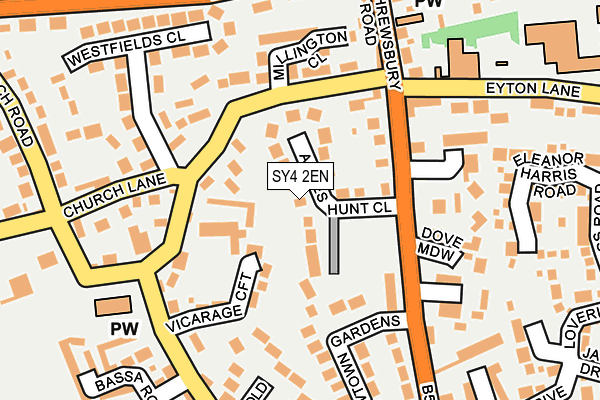 SY4 2EN map - OS OpenMap – Local (Ordnance Survey)