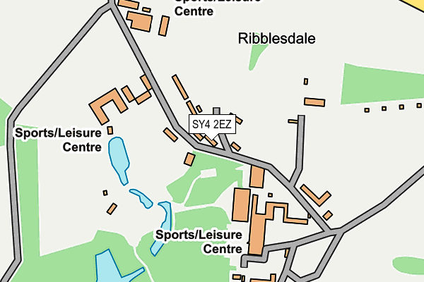 SY4 2EZ map - OS OpenMap – Local (Ordnance Survey)