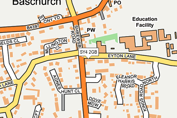 SY4 2GB map - OS OpenMap – Local (Ordnance Survey)