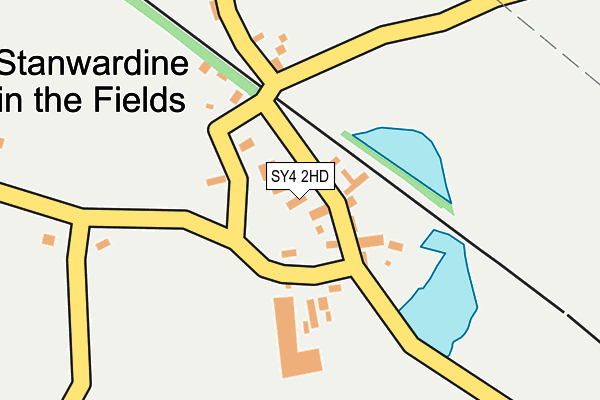 SY4 2HD map - OS OpenMap – Local (Ordnance Survey)