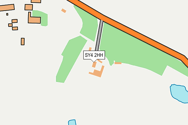 SY4 2HH map - OS OpenMap – Local (Ordnance Survey)