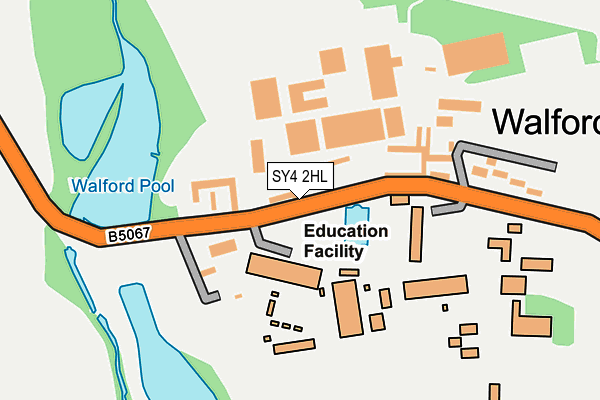 SY4 2HL map - OS OpenMap – Local (Ordnance Survey)