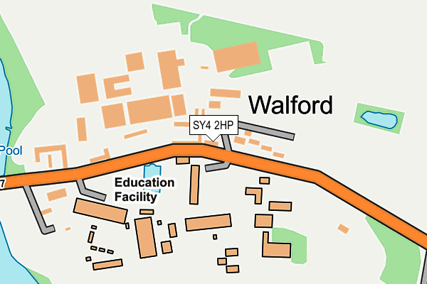 SY4 2HP map - OS OpenMap – Local (Ordnance Survey)