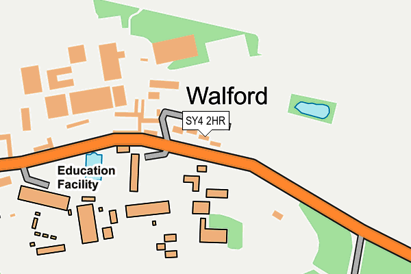 SY4 2HR map - OS OpenMap – Local (Ordnance Survey)