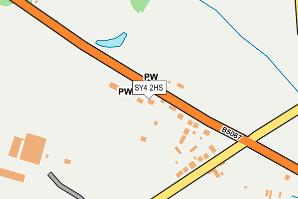 SY4 2HS map - OS OpenMap – Local (Ordnance Survey)