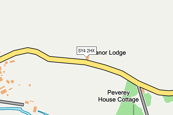 SY4 2HX map - OS OpenMap – Local (Ordnance Survey)