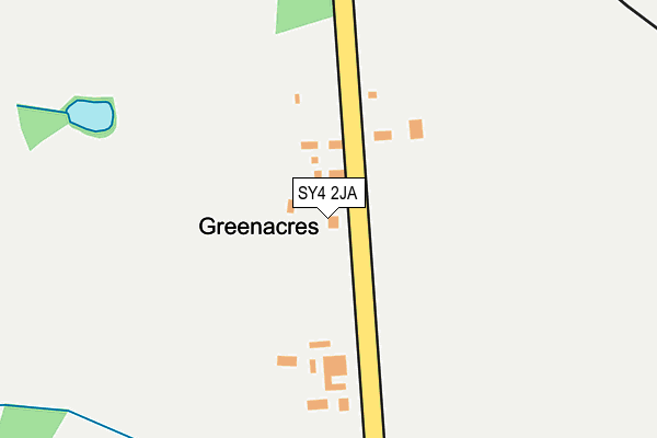 SY4 2JA map - OS OpenMap – Local (Ordnance Survey)