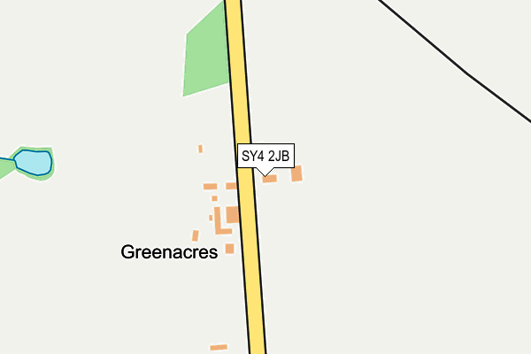 SY4 2JB map - OS OpenMap – Local (Ordnance Survey)