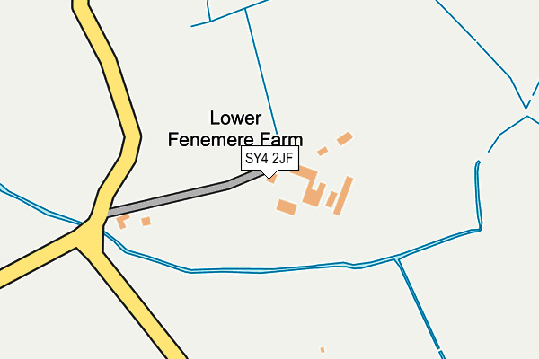 SY4 2JF map - OS OpenMap – Local (Ordnance Survey)