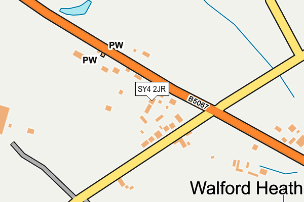 SY4 2JR map - OS OpenMap – Local (Ordnance Survey)