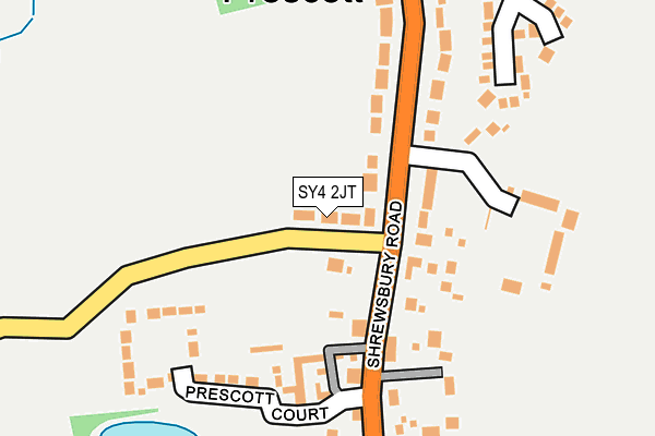 SY4 2JT map - OS OpenMap – Local (Ordnance Survey)