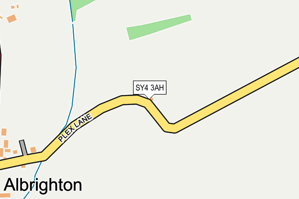 SY4 3AH map - OS OpenMap – Local (Ordnance Survey)