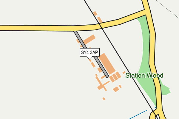 SY4 3AP map - OS OpenMap – Local (Ordnance Survey)