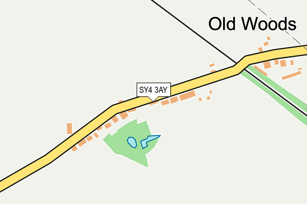 SY4 3AY map - OS OpenMap – Local (Ordnance Survey)