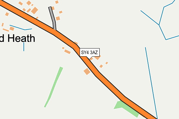SY4 3AZ map - OS OpenMap – Local (Ordnance Survey)