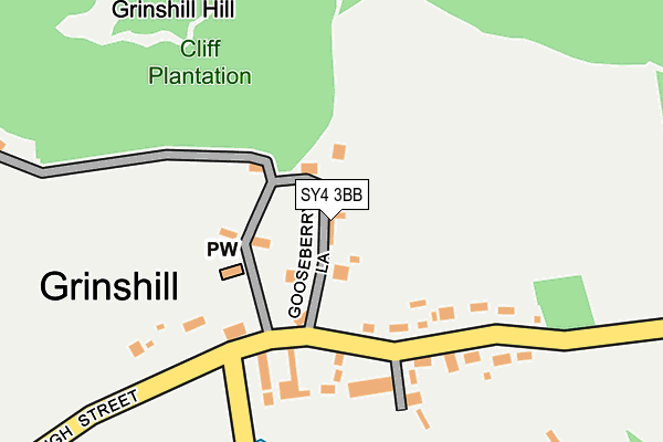 SY4 3BB map - OS OpenMap – Local (Ordnance Survey)