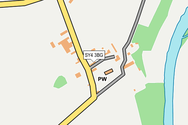 SY4 3BG map - OS OpenMap – Local (Ordnance Survey)