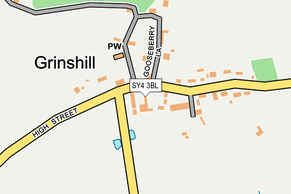 SY4 3BL map - OS OpenMap – Local (Ordnance Survey)