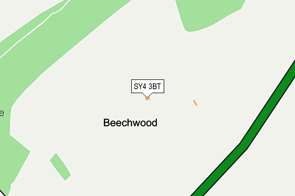 SY4 3BT map - OS OpenMap – Local (Ordnance Survey)