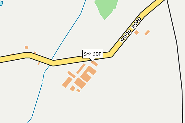 SY4 3DF map - OS OpenMap – Local (Ordnance Survey)