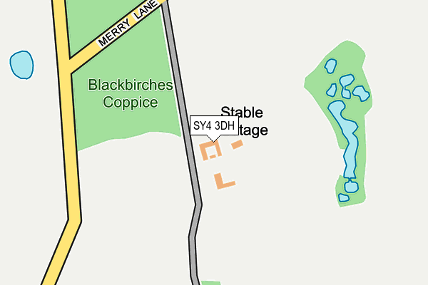 SY4 3DH map - OS OpenMap – Local (Ordnance Survey)