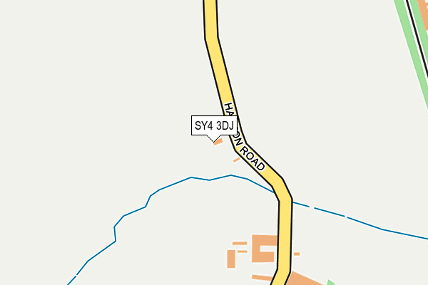 SY4 3DJ map - OS OpenMap – Local (Ordnance Survey)