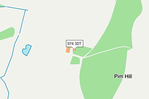 SY4 3DT map - OS OpenMap – Local (Ordnance Survey)