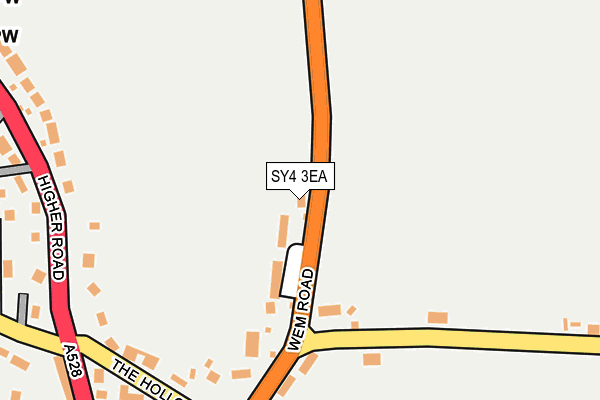 SY4 3EA map - OS OpenMap – Local (Ordnance Survey)