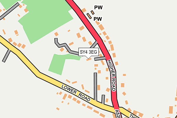 SY4 3EG map - OS OpenMap – Local (Ordnance Survey)