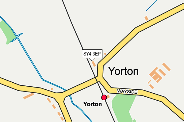 SY4 3EP map - OS OpenMap – Local (Ordnance Survey)